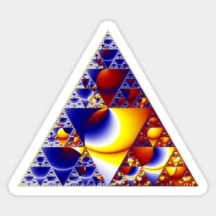 Sierpinski Triangle 2015 002 Sticker